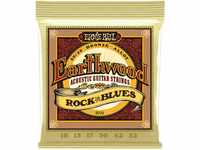 Ernie Ball Earthwood Rock and Blues Akustik-Gitarrensaiten, 80/20-Bronze,...