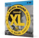 D'Addario EXL125 Nickel Wound E-Gitarrensaiten, Super Light Top/Regular Bottom, 9-46