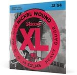 D'Addario EXL145 Nickel Wound E-Gitarrensaiten, Heavy, 12-54 with Plain Steel 3rd