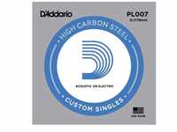 D'Addario PL007 Gitarren-Einzelsaite (für Akustik oder E-Gitarre) 0,017 cm...