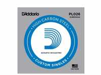 D'Addario PL026 Gitarren-Einzelsaite (für Akustik oder E-Gitarre) 0,066 cm...