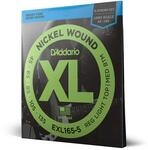 D'Addario XL Nickel E-Bassgitarrensaiten 45-135, 5-Saiter Satz