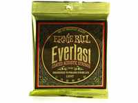 Ernie Ball Everlast Light Coated 80/20 Bronze Akustik-Gitarrensaiten, Stärke...