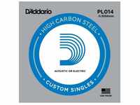 D'Addario PL014 Gitarren-Einzelsaite (für Akustik oder E-Gitarre) 0,036 cm...
