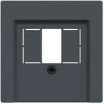 Schneider Electric Merten Zentralplatte f&uuml;r TAE/Audio/USB, 297914 | System M,