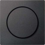 Schneider Electric Merten Zentralplatte mit Drehknopf, Drehdimmer-Einsatz, System M,