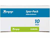 Kopp Profipack mit 10 Stück 1-fach Rahmen Europa arktis-weiß, 401513015