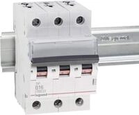 LEGRAND, TX3 Leitungsschutzschalter B-Charakteristik, 16A, 3-polig, 6kA,...
