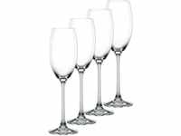Spiegelau & Nachtmann Champagnerglas, Glas, Transparent, 4 Stück (1er Pack), 4