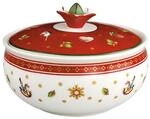 Villeroy & Boch - Toy's Delight Zuckerdose 13,5 cm Rot und Wei&szlig;,...