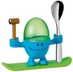 WMF McEgg Eierbecher mit L&ouml;ffel, lustiger Eierbecher Kinder, Kunststoff,...