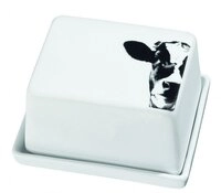 POESIE ET Table. Breakfast. BUTTERDOSE KLEIN KUHMOTIV