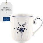 Villeroy & Boch &ndash; Vieux Luxembourg Henkelbecher Wei&szlig;, Sp&uuml;lmaschinenfest,