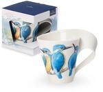 Villeroy & Boch &ndash; NewWave Caff&egrave; Kaffeebecher Eisvogel mit Henkel,