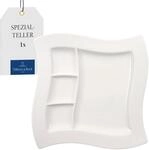 Villeroy & Boch - NewWave Spezialteller 27 cm Wei&szlig;, Sp&uuml;lmaschinenfest,