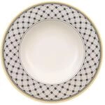 Villeroy & Boch &ndash; Audun Promenade Suppenteller 24 Cm Wei&szlig;/Grau/Gelb,