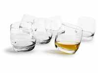 Sagaform 5015280 Bar, Rocking Whiskey Gläser 6er-Set 20cl