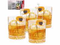 Spiegelau 4-teiliges Whisky-Set, Whiskygläser, Kristallglas, 368 ml, Perfect...