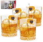 Spiegelau Whisky Glas D.O.F. 4er Set, 368 ml, Perfect Serve, 4500176, Double Old