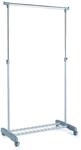 Zeller 17150 Rollkleiderst&auml;nder, Metall/Kunststoff, ca. 83 x 43 x 93,5-170 cm