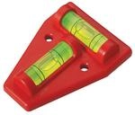 STABILA 7804 Kreuz-Wasserwaage Type 2D, Rot
