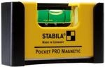 STABILA Mini-Wasserwaage Pocket PRO Magnetic mit G&uuml;rtel-Clip, 7 cm, starker