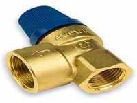 Caleffi Sicherheitsventil für Sanitäranlagen FF 1/2" x 3/4" CALEFFI Blau