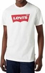 Levi's Herren Graphic Set-In Neck T-Shirt, Batwing Logo, White, M
