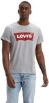 Levi's Herren Graphic Set-In Neck T-Shirt, Batwing Logo, Grey, M