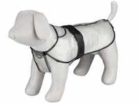 TRIXIE Regenmantel Tarbes für Hunde L transparent – Hunde-Regenjacke mit