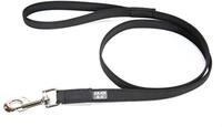 IDC Color & Gray gumierte Leine, 20 mm x 2 m mit Schlaufe und D-Ring, Schwarz-Grau