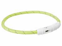 Trixie Flash Leuchtring USB M - L (45 cm/ø 7 mm) grün