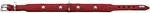 HUNTER MAGIC STAR Hundehalsband, mit Sternen, Leder, weich, 50 (S-M), rot
