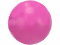 TRIXIE Hundeball geräuschlos, ø 7 cm, 3302, pink, Naturgummi, Apportieren