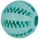 TRIXIE Denta Fun Ball - praktisches Hundespielzeug mit Minzgeschmack - &oslash; 7 cm,