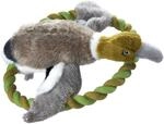 HUNTER WILDLIFE TRAINING DUCK Hundespielzeug, naturgetreu, Pl&uuml;schspielzeug mit Tau,