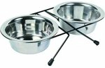 Trixie 24831 Napf-Set Eat on Feet, 2 &times; 0,45 l/&oslash;12 cm