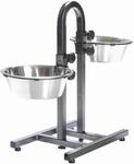 Trixie 2497 Hundebar, separat h&ouml;henverstellbar, 2 &times; 2,8 l/&oslash;24 cm