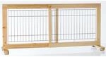 TRIXIE Hunde-Absperrgitter Kiefernholz f&uuml;r Welpen &ndash; braun, 65&ndash;108 x 50 cm