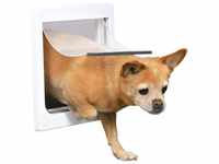 TRIXIE Pet Products Hundetür, 2-Wege-Verriegelung, Größe XS bis kleine Hunde,