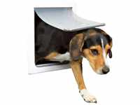 TRIXIE Pet Products 2-Wege-Hundetür für kleine bis mittelgroße Hunde, Weiß