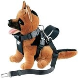 Nobby Geschirr incl. Sicherheitsgurt, schwarz Gr. S, Hals: 15-53 cm, Bauch:...