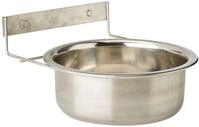 Nobby Papageiennapf Edelstahl, Schraubbefestigung, &Oslash; 21,5 cm, 2,00 ltr.
