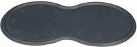 Trixie 24561 Napfunterlage, Naturgummi, 45 &times; 25 cm, dunkelgrau