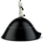 Alessi "LUL&Aacute;" Hundenapf, schwarz