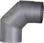 FIREFIX RD150/BT Ofenrohrbogen aus 2 mm starken Stahl (Rauchrohr) in 150 mm