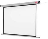 Nobo Ultra Elektrische Beamer-Leinwand, Projektorleinwand mit brillant wei&szlig;er