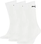 Puma Herren Crew Socken, Wei&szlig;, 35-38 EU
