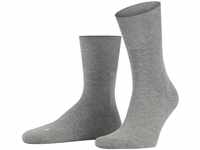 FALKE Unisex Socken Run U SO Baumwolle einfarbig 1 Paar, Grau (Light Grey 3400),