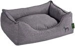 HUNTER Hundesofa BOSTON, gem&uuml;tliches Hundebett mit Wendekissen, klassisches...